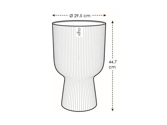 vibes fold coupe 30cm rose poudré